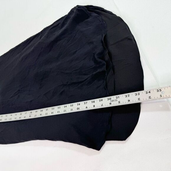 Haute Hippie Mini Dress Womens Medium Silk Beaded Halter Black Strappy - Picture 3 of 8